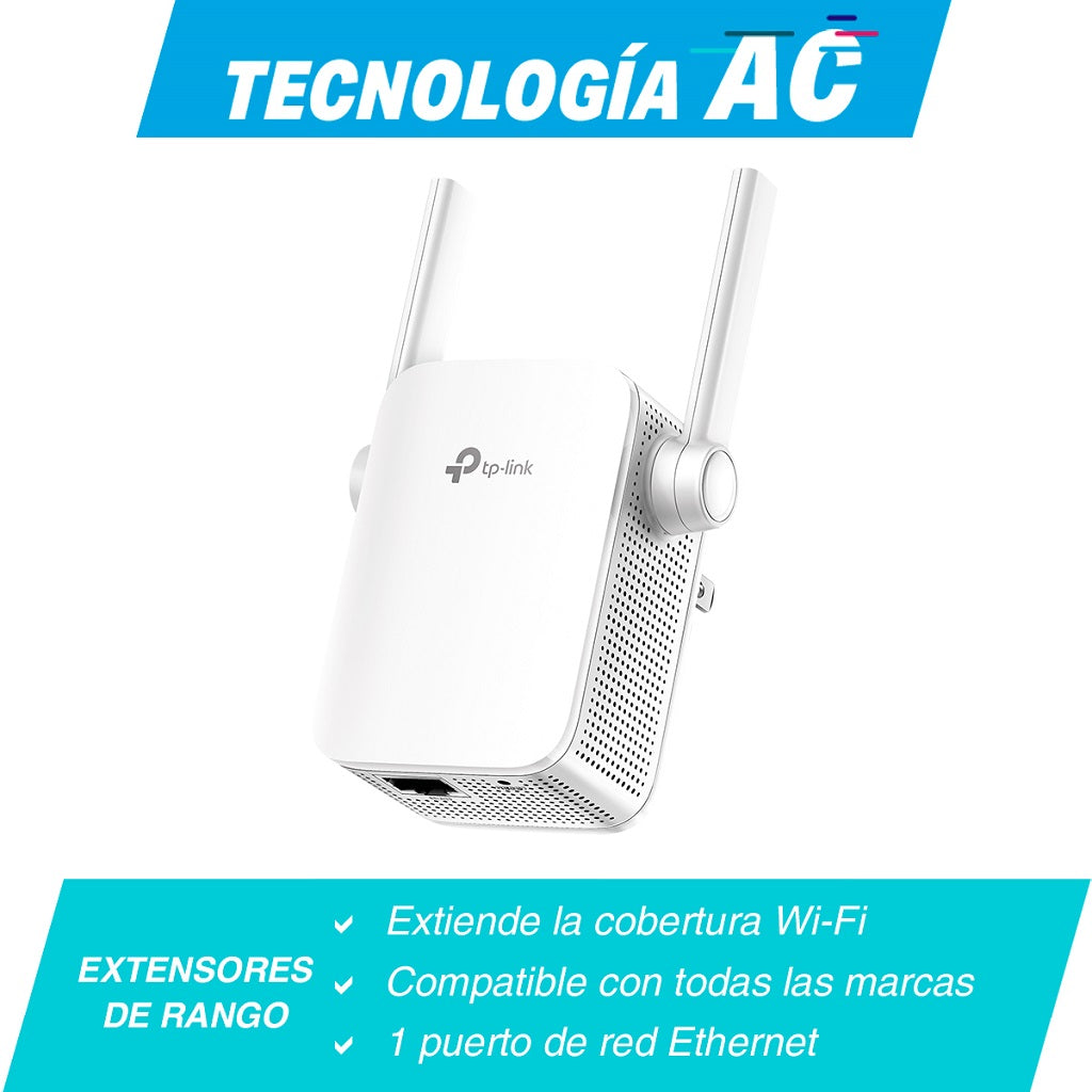 Expansor de Rango Dual Band TP-LINK RE205