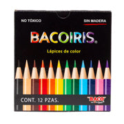 Colores Baco Bacoiris Cortos Caja C/12 Pzas