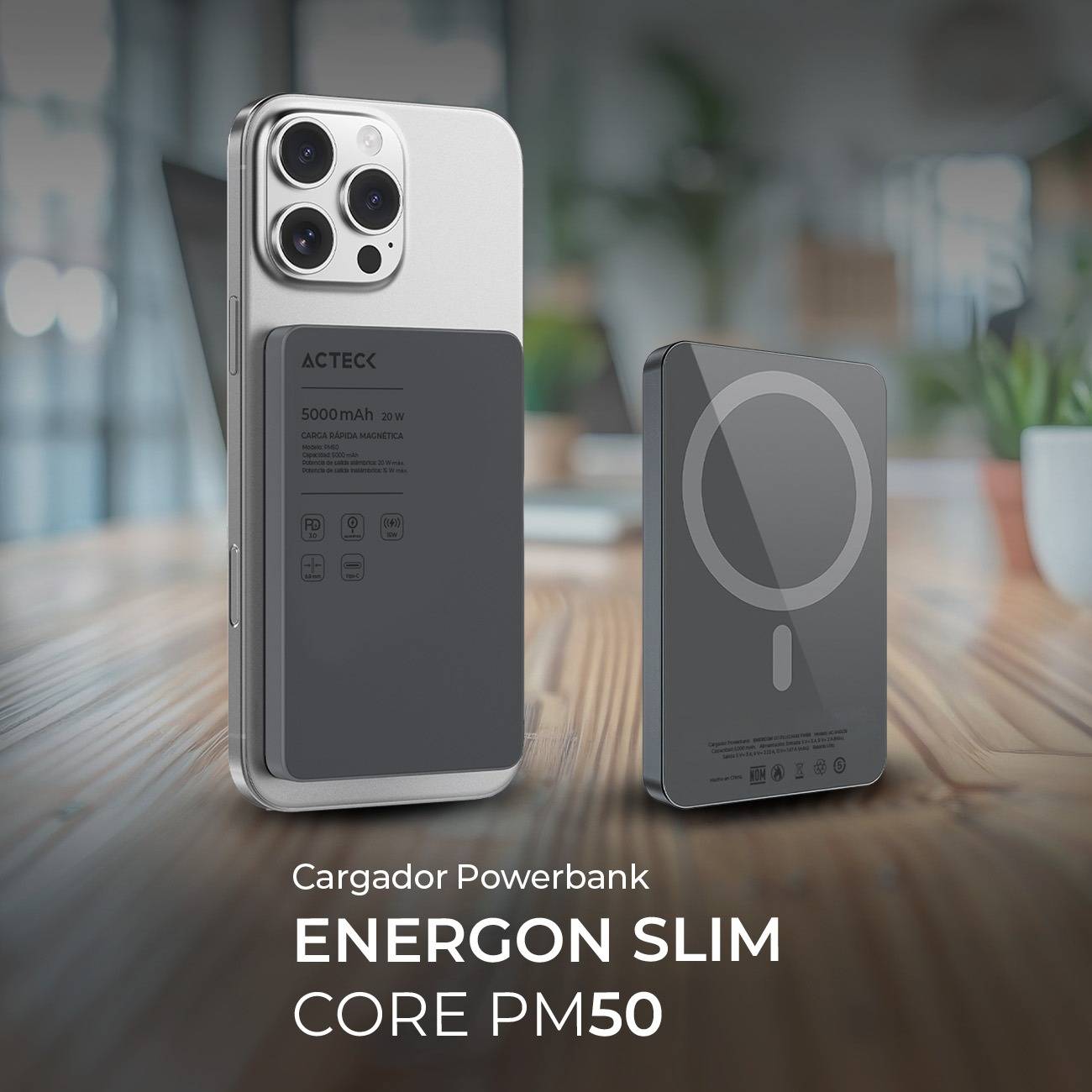 Power banks ACTECK ENERGON GO SLIM PRO PM50