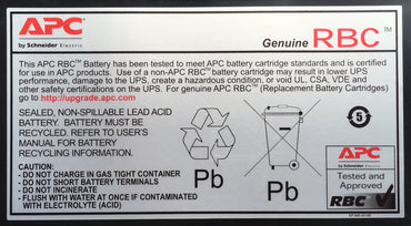 Batería de Reemplazo  APC RBC4