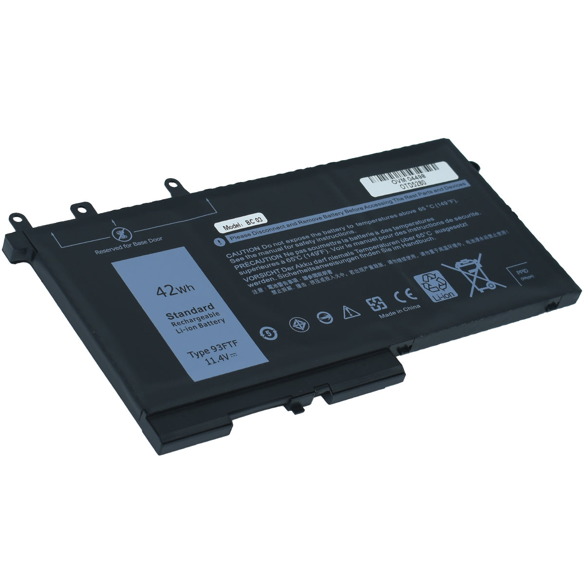 Bateria 3 Celdas OVALTECH OTD5280