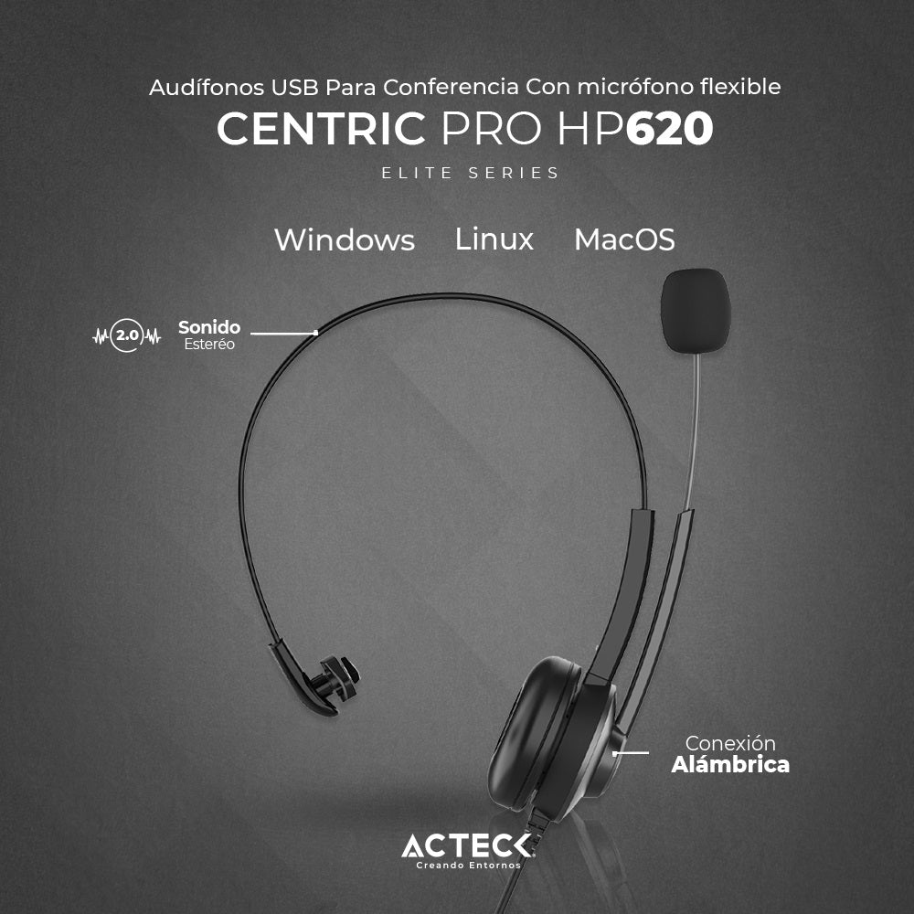 Auriculares ACTECK HP620