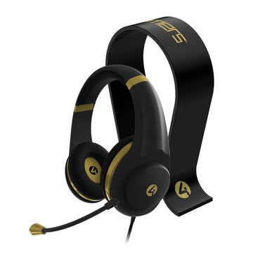 Auriculares 4Gamers XP-GOLDR-BLK-4G