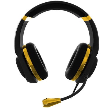 Auriculares Gaming 4Gamers XP-GOLDBLK-M-4G