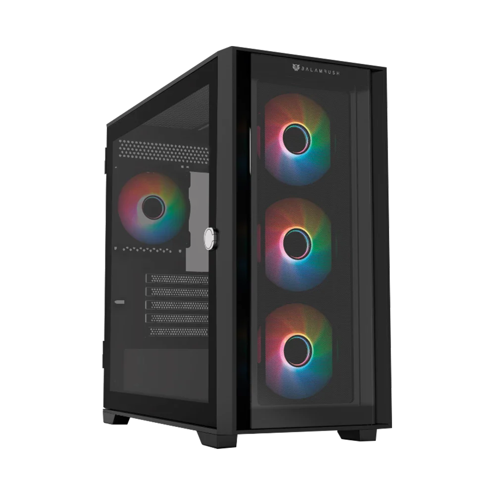 Gabinete Gaming Balam Rush Carbono Twin Mate