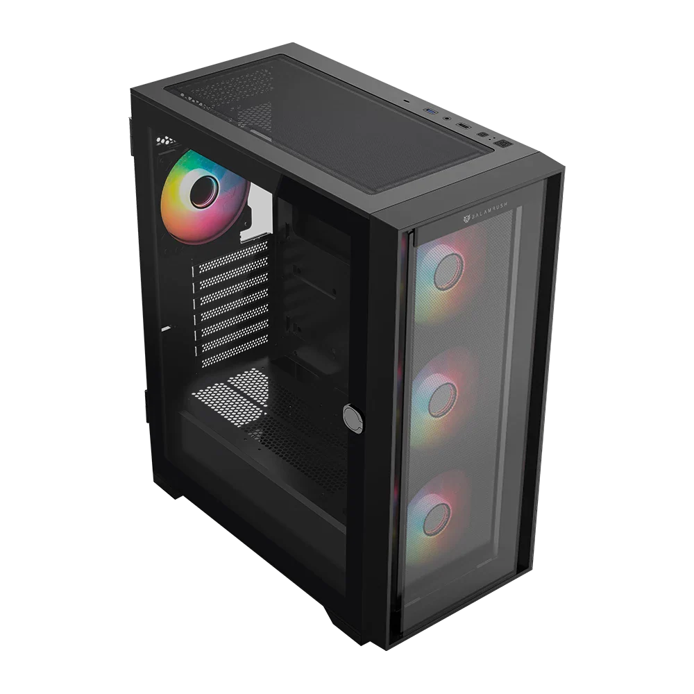 Gabinete Gaming Balam Rush Carbono Twin Mate