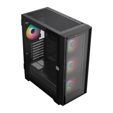 Gabinete Gaming Balam Rush Carbono Twin Mate