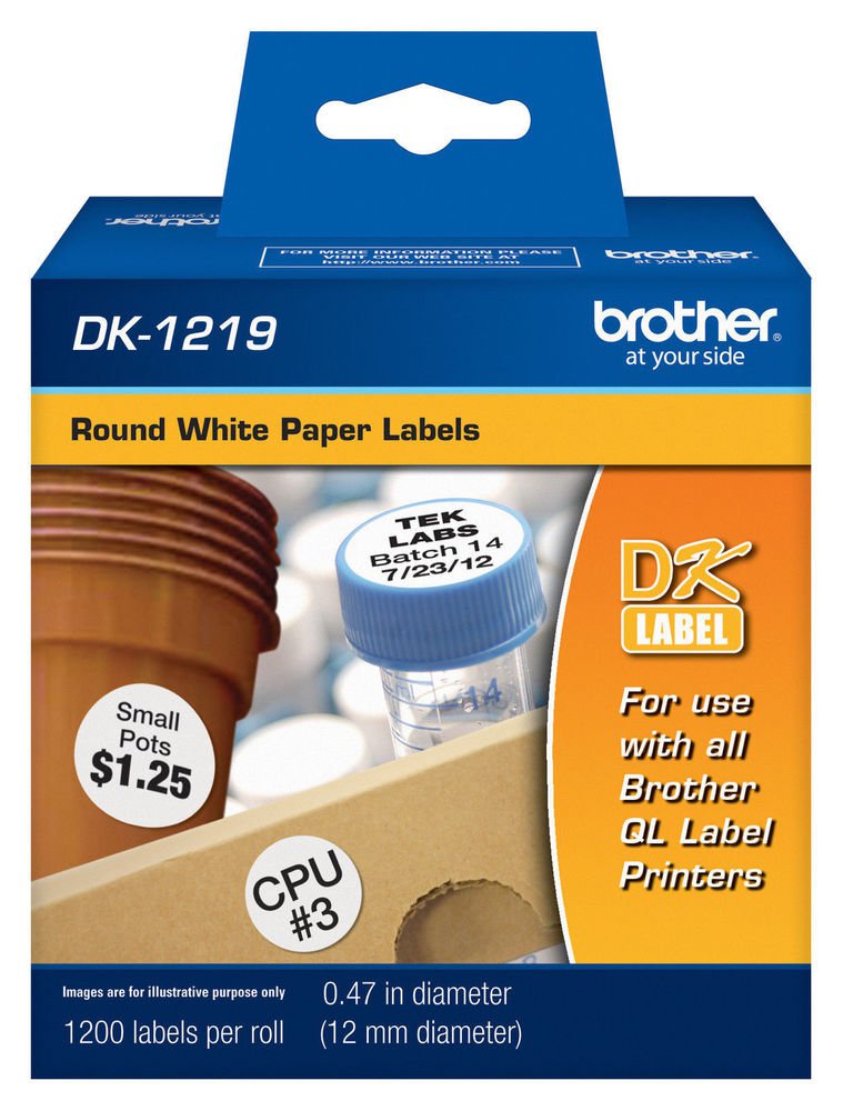 Etiquetas de Papel  BROTHER DK1219