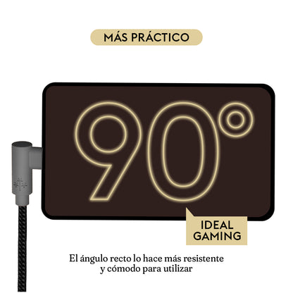 Cable Braided USB - USB Micro  Hune Hiedra