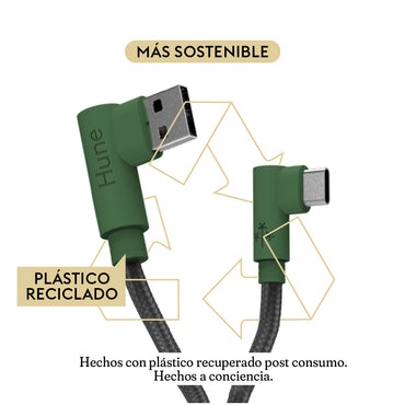 Cable Braided USB - Type C Hune Hiedra