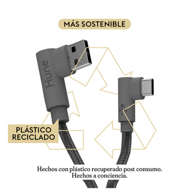 Cable Braided USB - Type C  Hune Hiedra