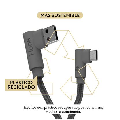 Cable Braided USB - Type C  Hune Hiedra
