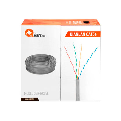 Bobina de Cable UTP 24AWG Qian QHR-CAT5E