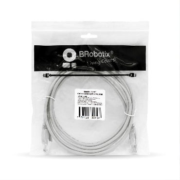 CABLE DE PATCH RED, CAT6 UTP, GRIS, 0.5 M BROBOTIX 308187