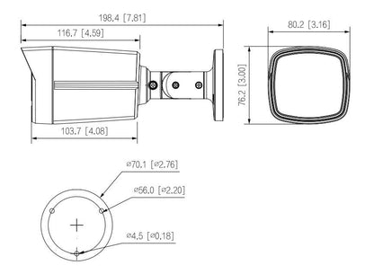 Cámara Bala Análoga Dahua Technology DH-HAC-HFW1801TLMN-IL-A
