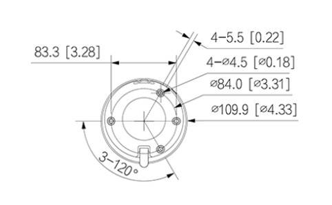 Cámara domo IP Dahua Technology DH-IPC-T1E40