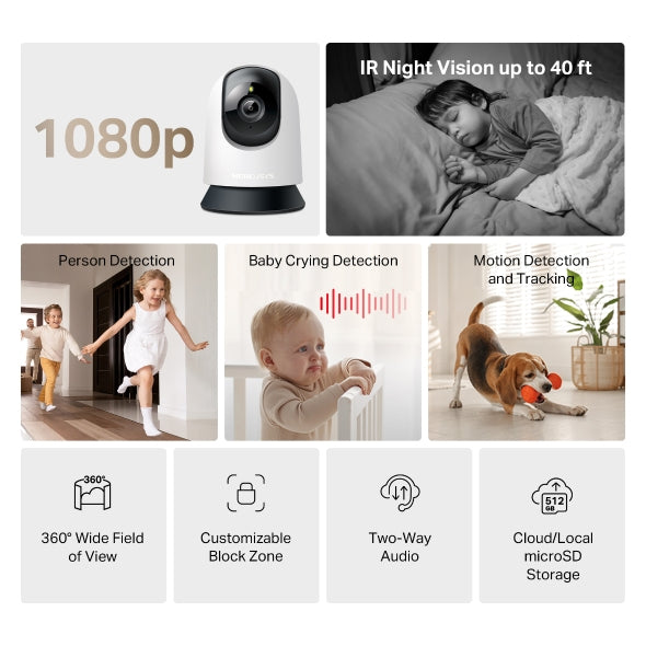 Cámara WiFi MERCUSYS MC200