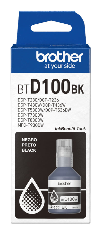 Tinta BROTHER BTD100BK