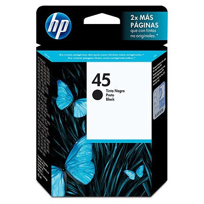 Tinta HP 45 - 51645AL, Negro