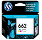 Tinta HP 662 - CZ104AL, Cian, magenta, amarillo