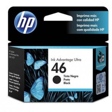 Tinta HP 46 - CZ637AL, Negro