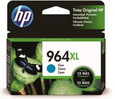 Tinta HP 964XL - 3JA54AL, Cian - Alto Rendimiento