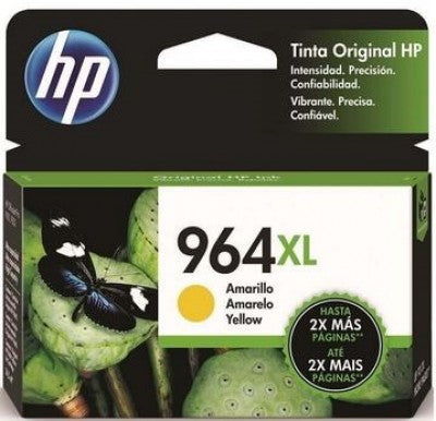 Tinta HP 964XL - 3JA56AL, Amarillo - Alto Rendimiento