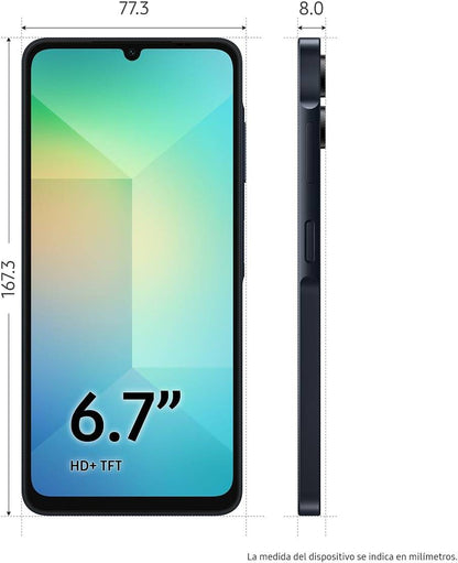 Celulares SAMSUNG SAMSUNG GALAXY A06 4GB 128GB NEGRO