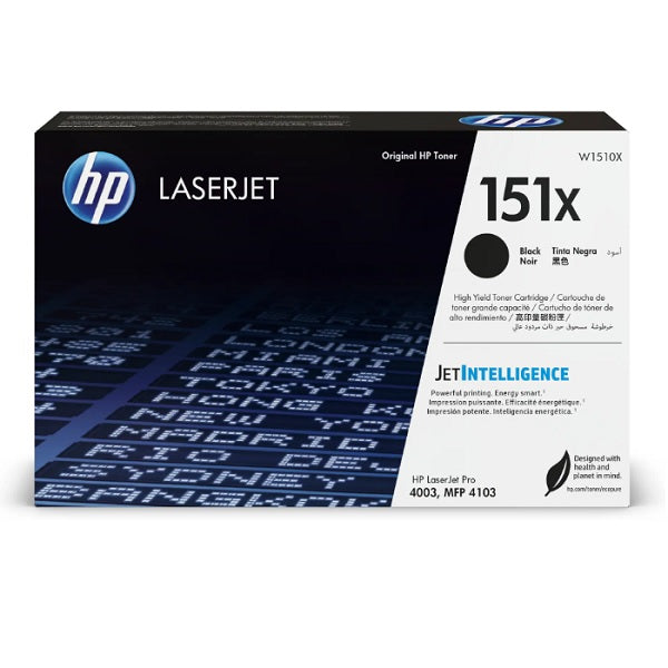 Tóner HP 151X - W1510X, Negro - Alto rendimiento