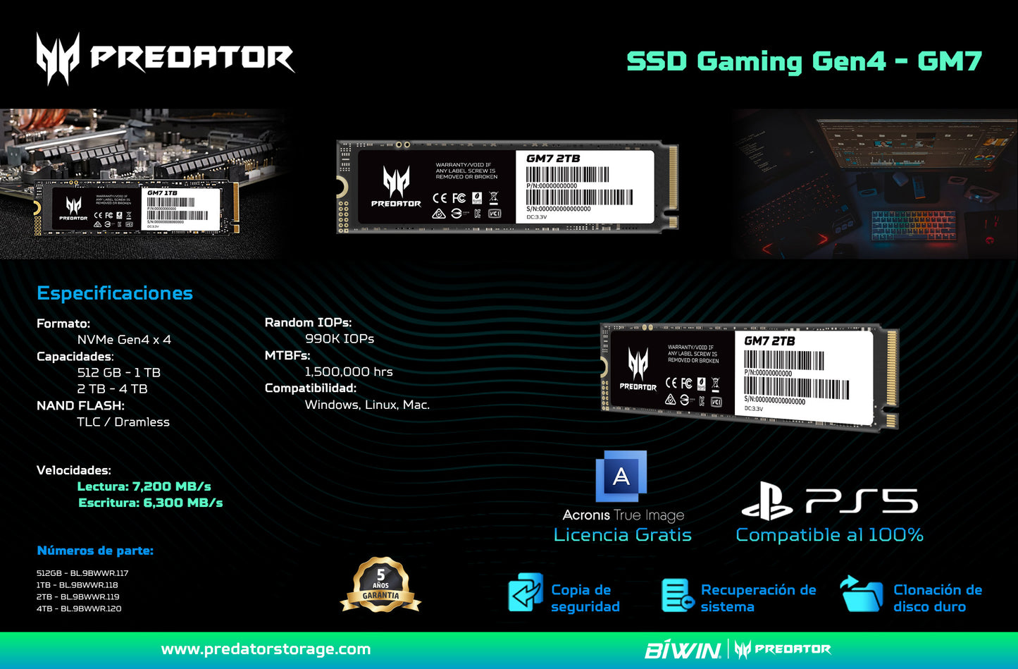 SSD ACER GM7