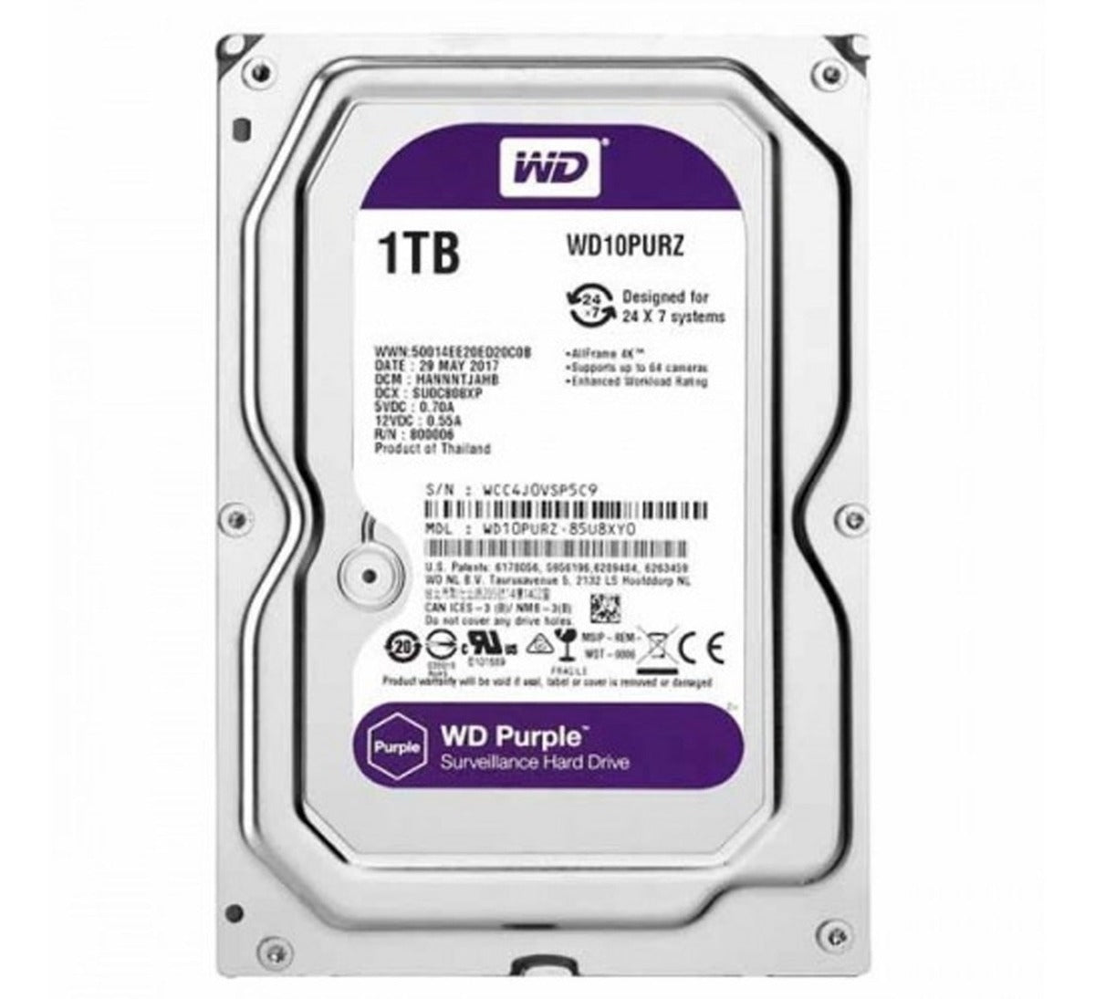 Disco Duro WESTERN DIGITAL WD10PURZ