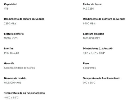 SSD SANDISK WDS100T4X0E