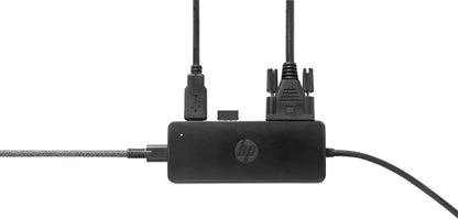 HP USB-C Travel Hub USB-C, HDMI, VGA, USB A HP 7PJ38AA