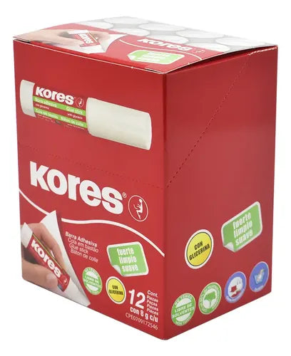 Lapiz Adhesivo Kores 8 GR C/12