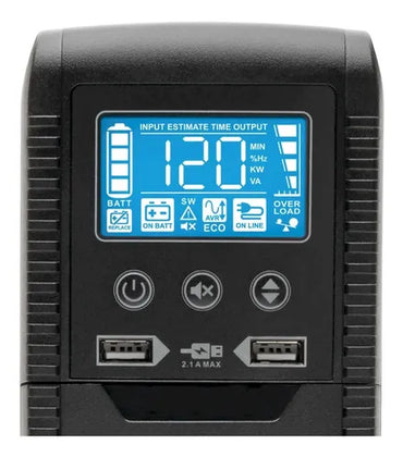 UPS Interactivo con USB 1300VA/720W,120V, 50H TRIPP-LITE ECO1300LCD