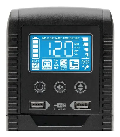 UPS Interactivo con USB 1300VA/720W,120V, 50H TRIPP-LITE ECO1300LCD