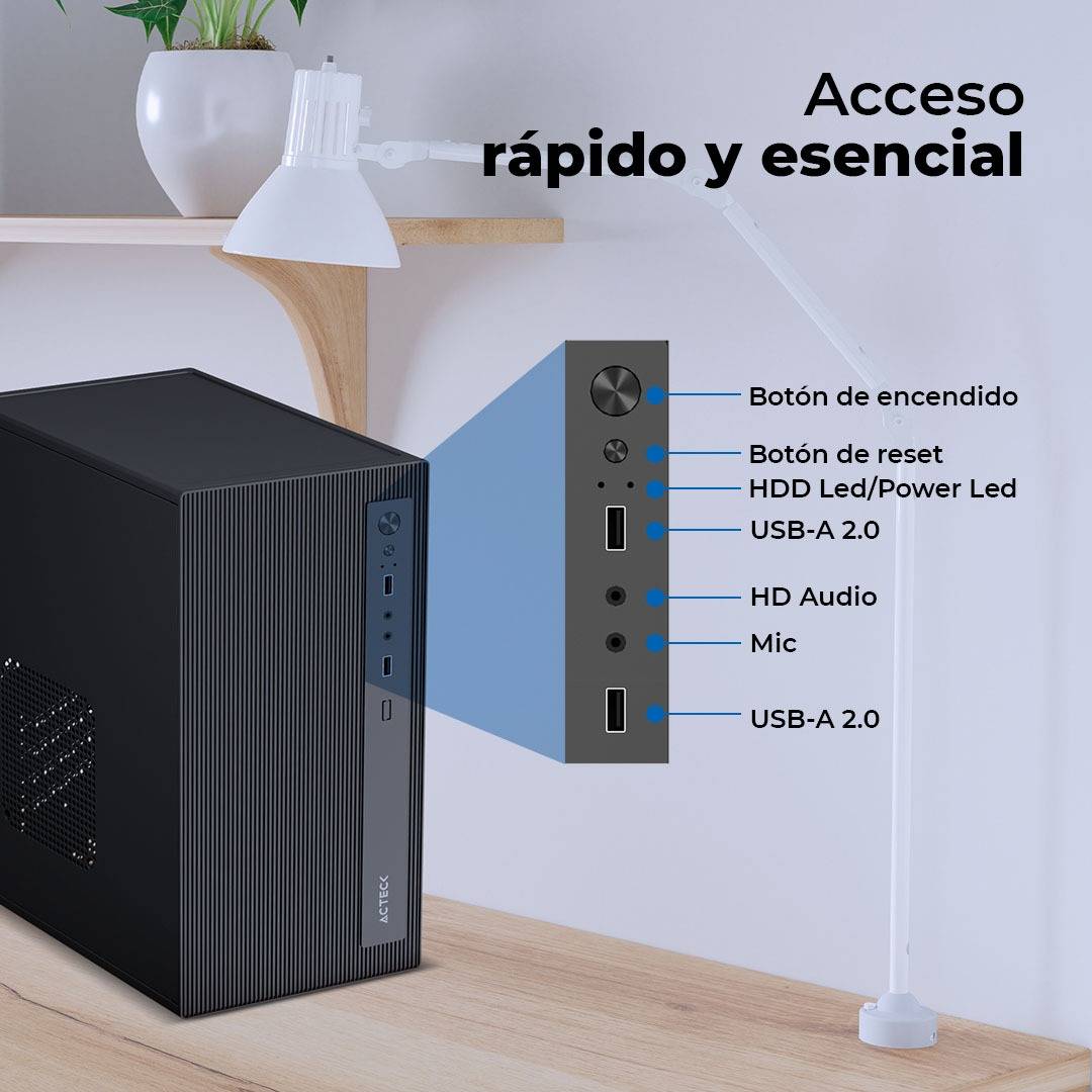 Gabinetes para Computadoras ACTECK PERFORMANCE MINI III GI215M