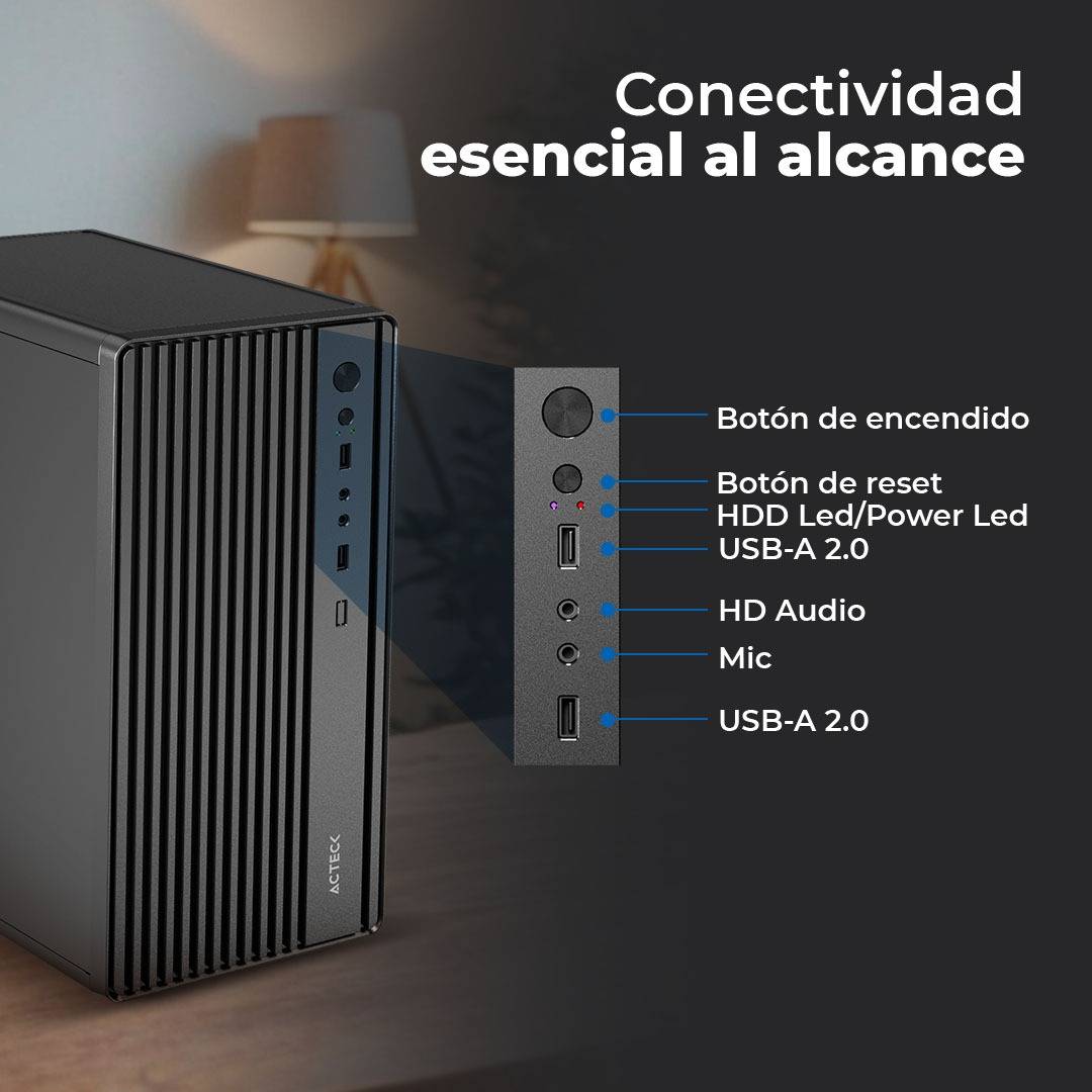Gabinetes para Computadoras ACTECK PERFORMANCE MINI III GI210M