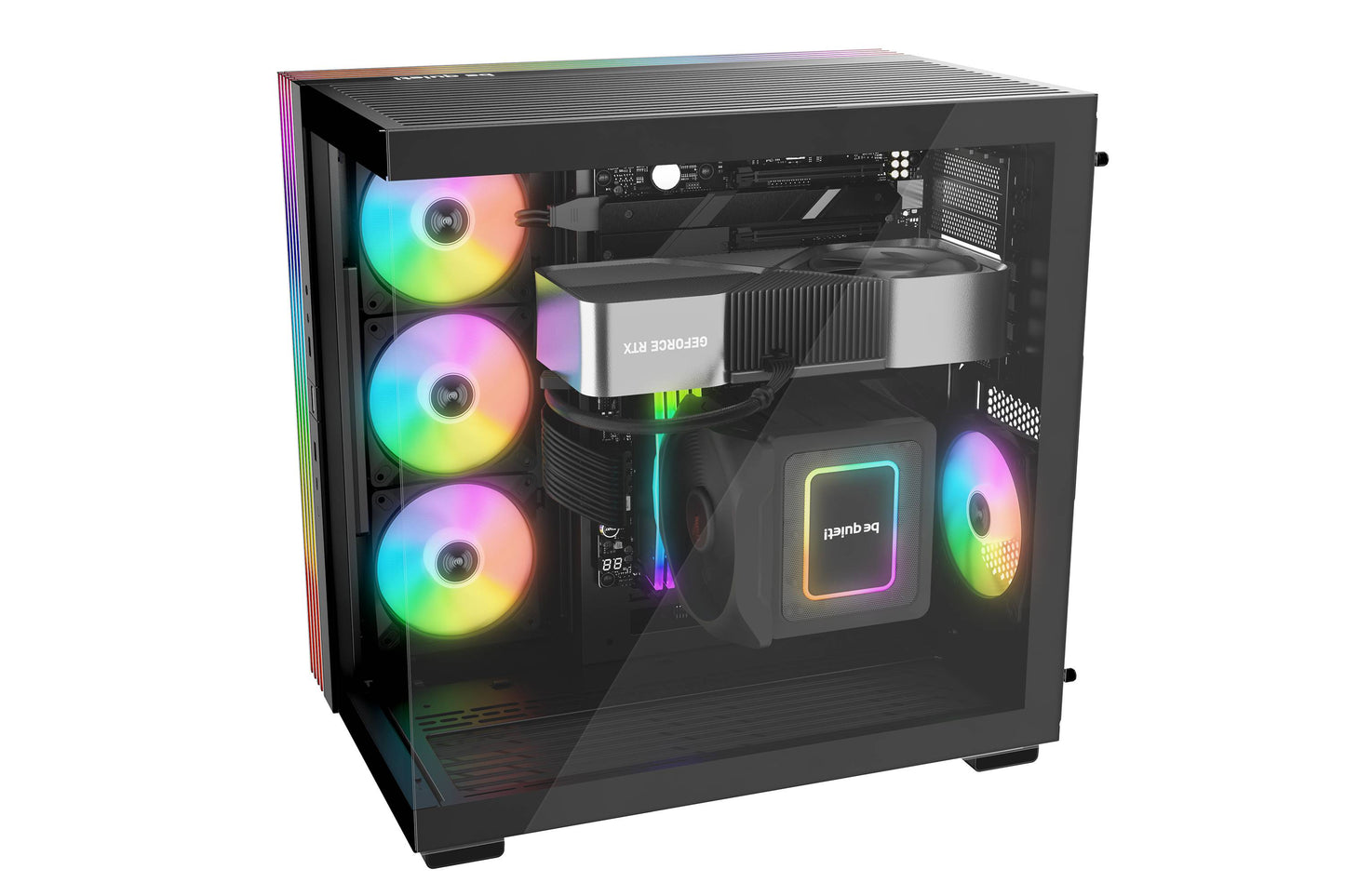 Gabinetes Gaming Be Quiet Light Base 600 DX Black