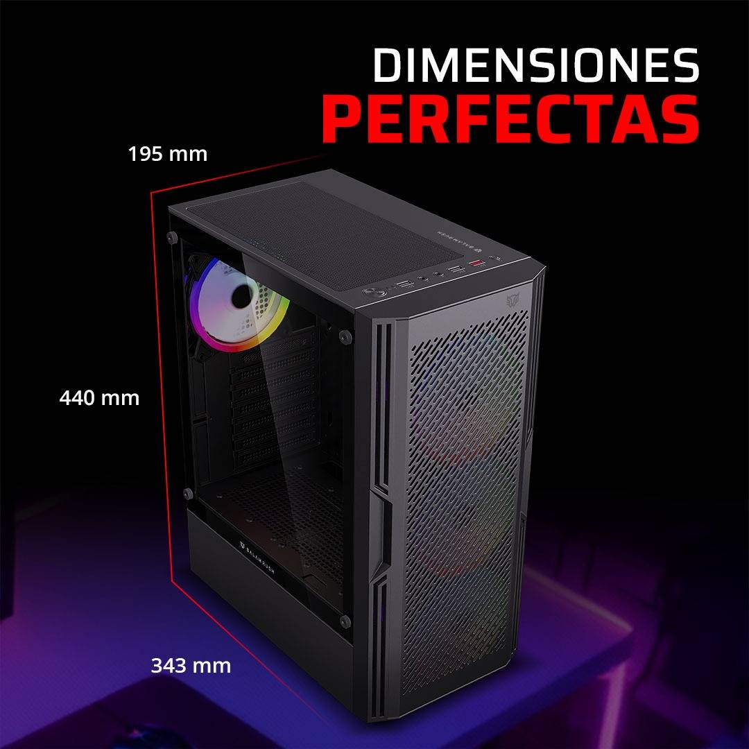 Gabinetes Gaming Balam Rush DRAGONFLY VENTRA GM570