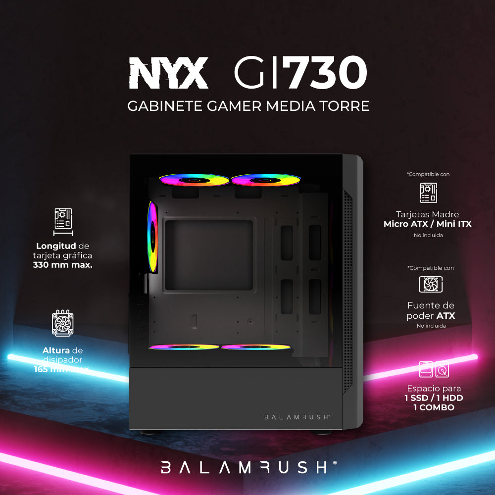 Gabinete  Balam Rush GI730