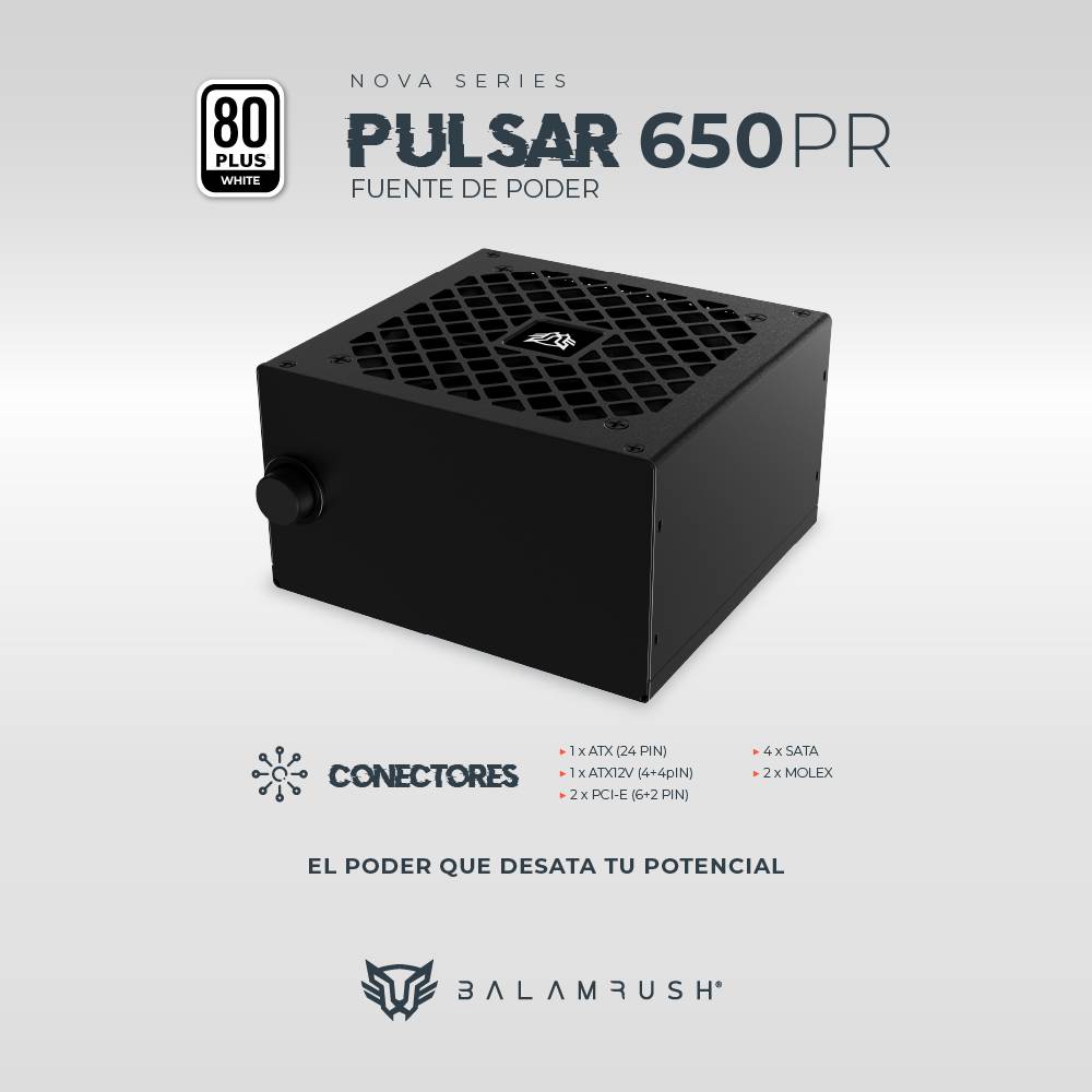 Fuente de poder Balam Rush 650PR
