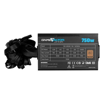 Fuentes de Poder Gaming GAME FACTOR PSG750