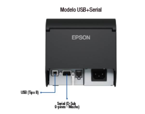 Impresoras POS EPSON TM-T20IVL-001 USB-SRL