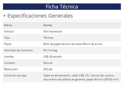 Impresora Nextep NE-510X