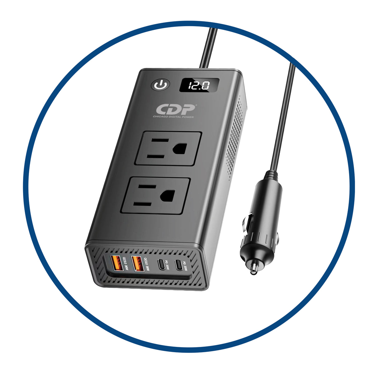Adaptador e inversor de corriente CDP XVU212