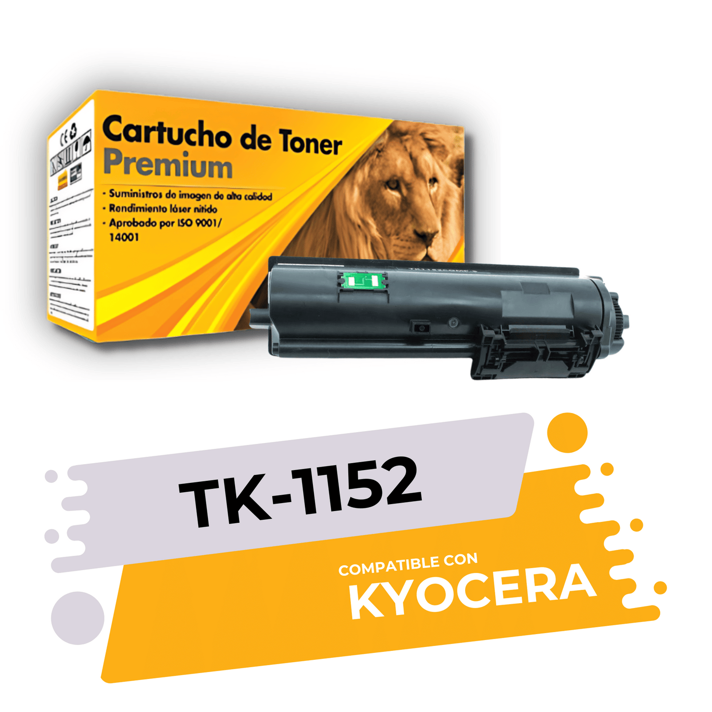 Tóner TK1152 Compatible con Kyocera