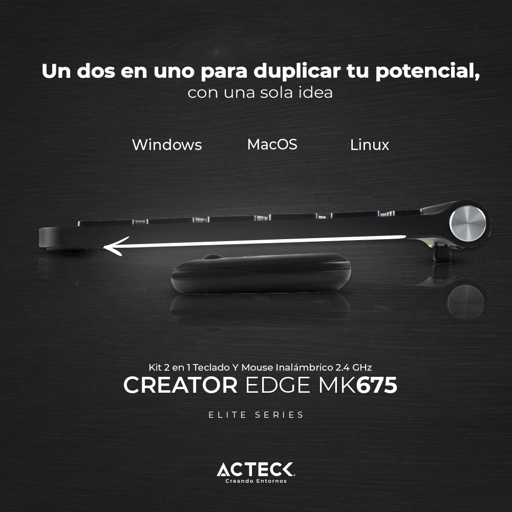 Kit teclado y mouse ACTECK MK675