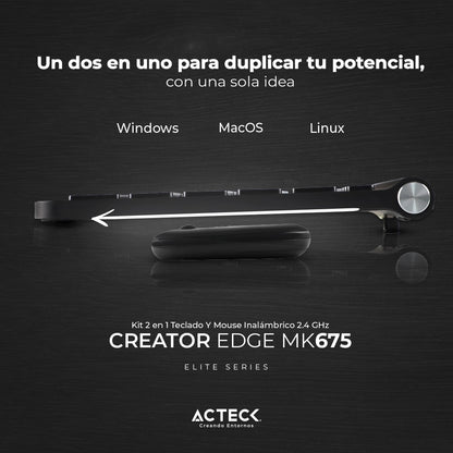 Kit teclado y mouse ACTECK MK675