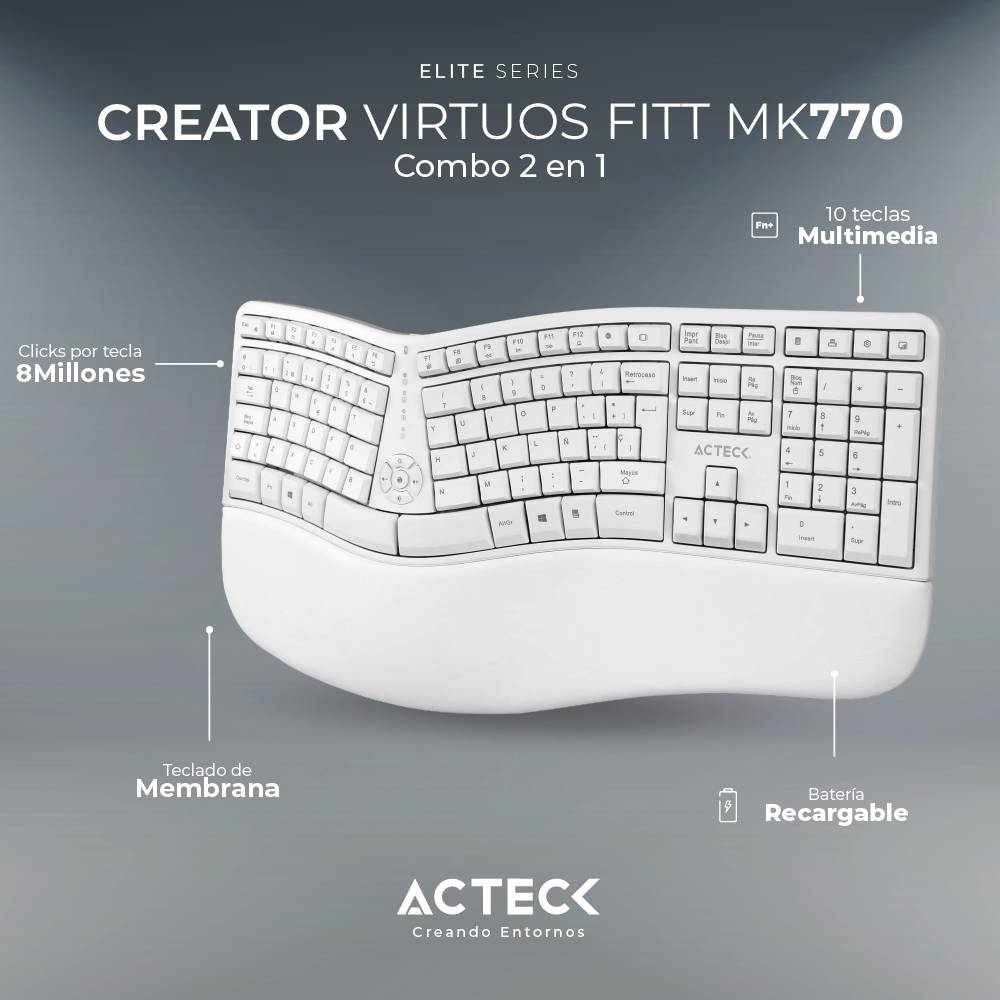 Kit Teclado y Mouse ACTECK MK770